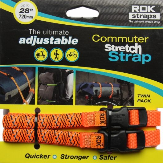 ROK Strap 12mm, L=300-720mm, max 18 kg, Vihreä/Oranssi/Musta - Image 2