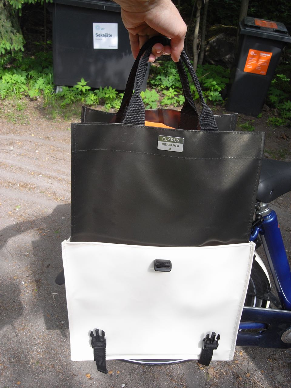Clarijs Shopper -pyörälaukkujen sisäkassit L/XL