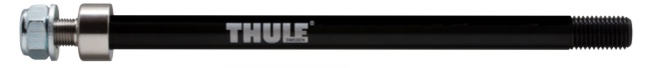 Läpiakseliadapterit pyöräkärryjä varten, Thule (/Robert Axle Project))