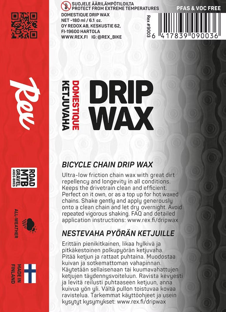 Rex Domestique Drip Wax nestemäinen ketjuvaha - Image 3