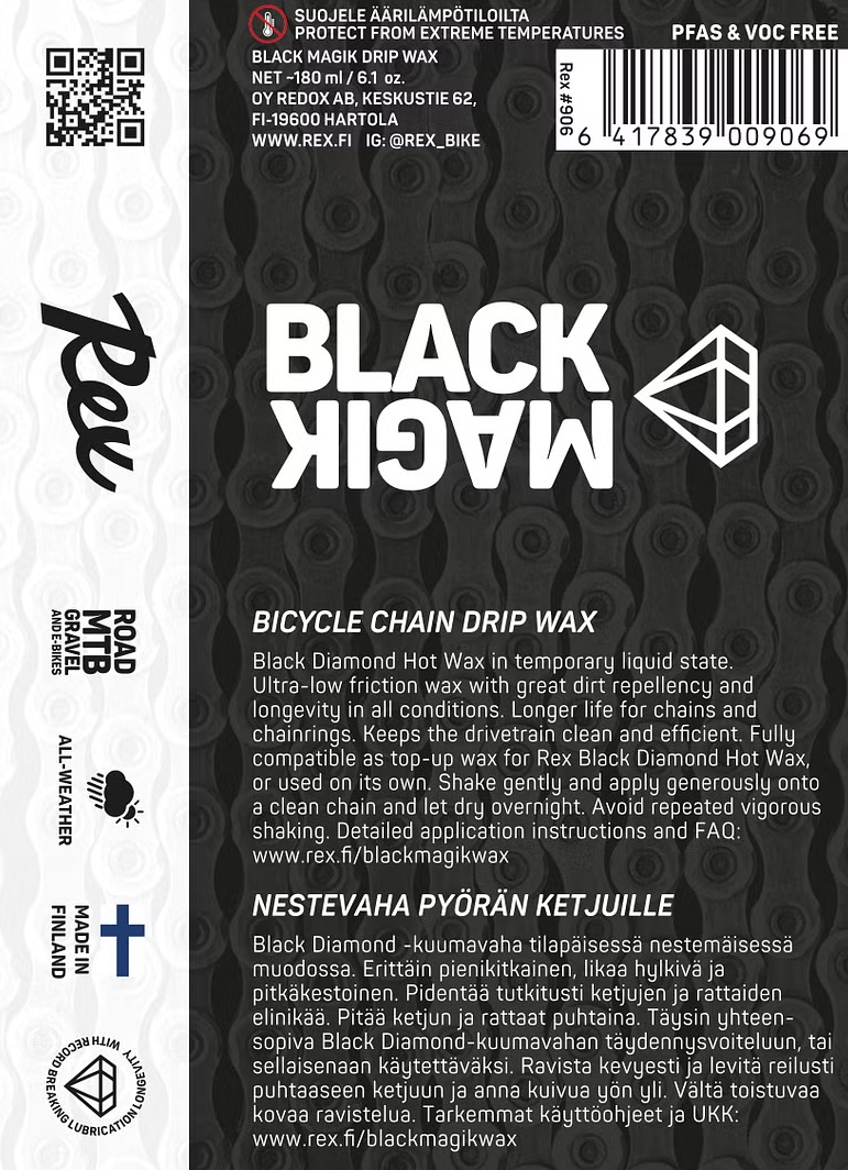 Rex Black Magik nestemäinen ketjuvaha 180 ml - Image 4