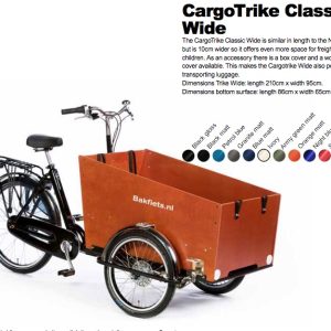 Bakfiets.nl Cargotrike Wide Classic